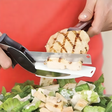 2-in-1 Knife Cutting Board Scissors